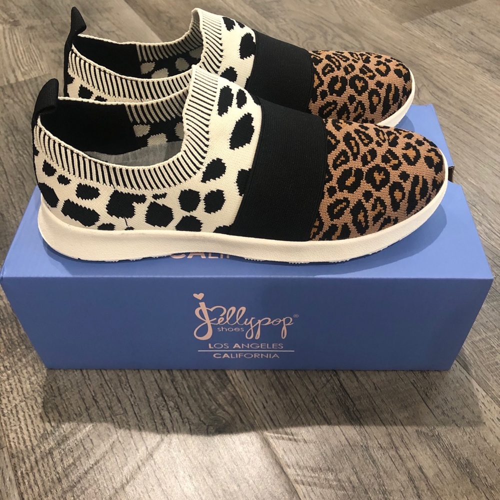 Jellypop Portland Animal Print Slip Ons